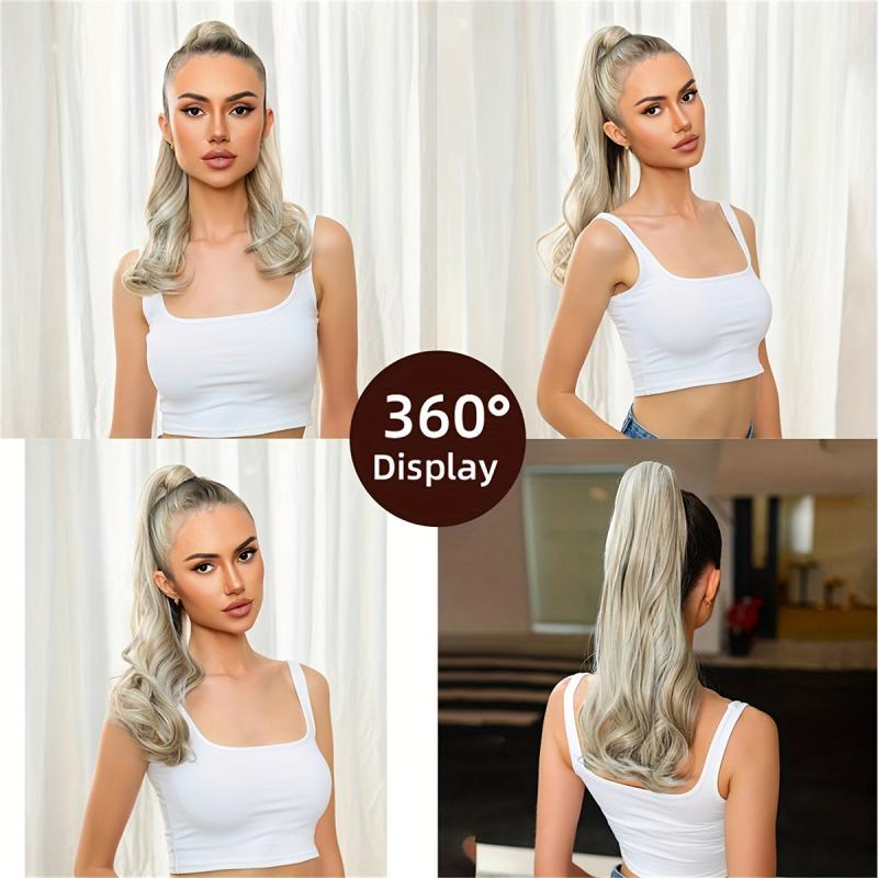 Wavy Ponytail Extension 60-96 cm Long Curly Hairpiece