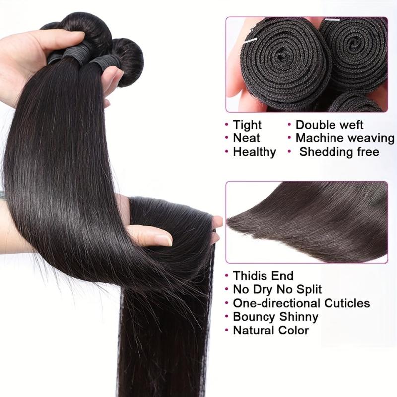 Brazilian Straight Human Hair Bundles