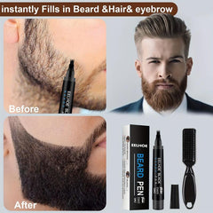 Beard Filling Pen Kit Waterproof Beard Pen Beard Styling Pen