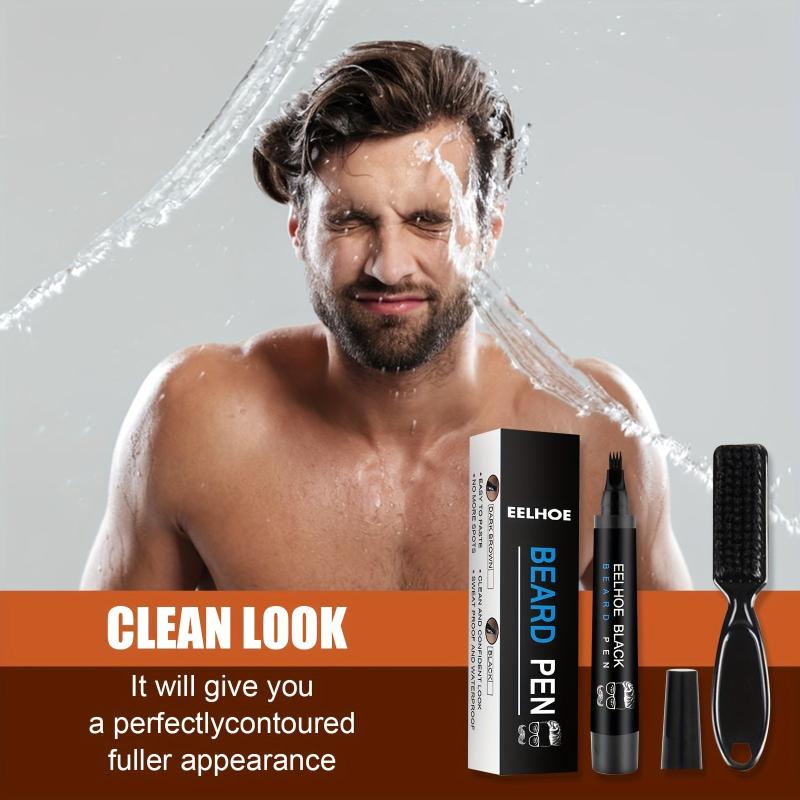 Beard Filling Pen Kit Waterproof Beard Pen Beard Styling Pen