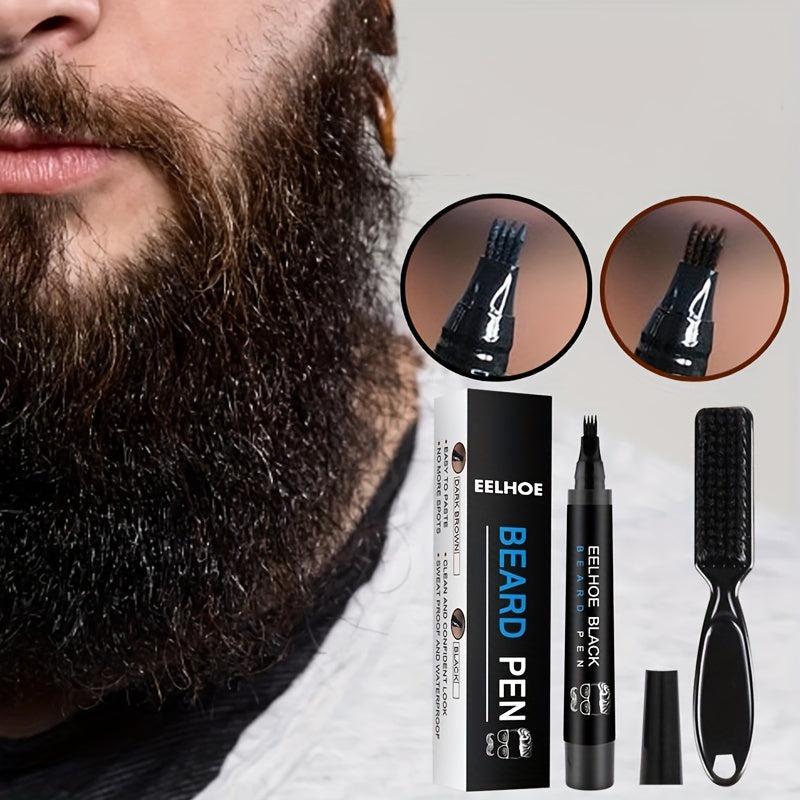 Beard Filling Pen Kit Waterproof Beard Pen Beard Styling Pen