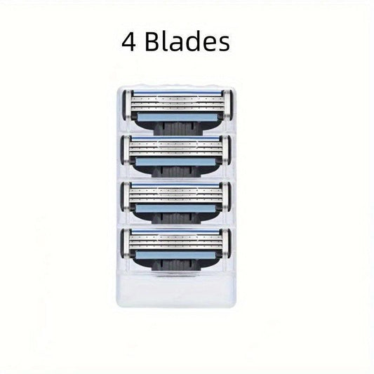 Sharp 3 Layer Razor Blades 12 8 4pcs Replacement Blades Vintage Wet Shaving