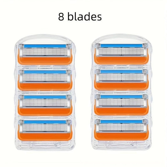 Sharp 5 layer Razor Blades 36 24 12 8 4pcs Replacement Blades Stainless Steel