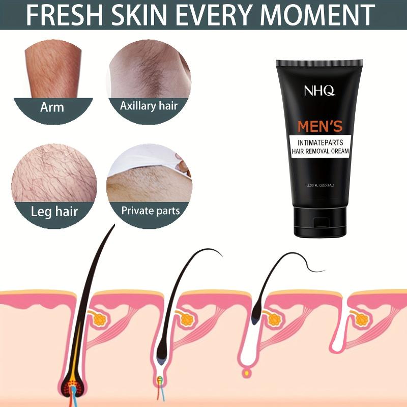 Men Hair Removal Cream Painless Hair Remover for Men 60ml
