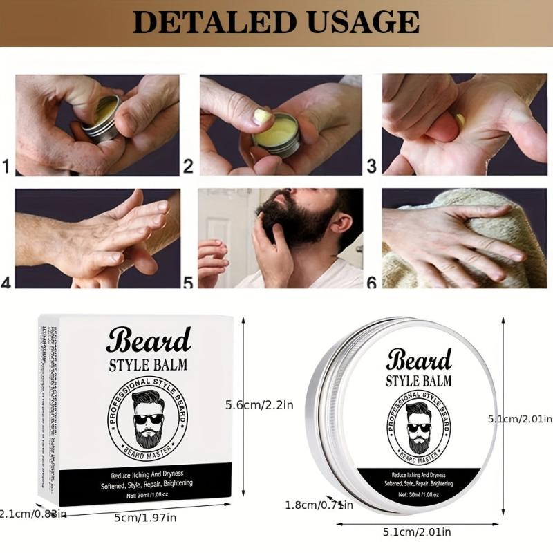 Men's Beard Care Creams - Moisturizing and Anti-Frizz Beard Creams