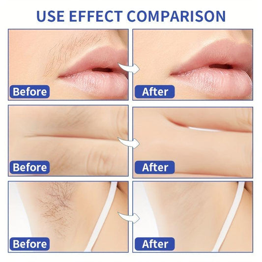 Hair Removal Wax Strips & Inhibiting Spray Set