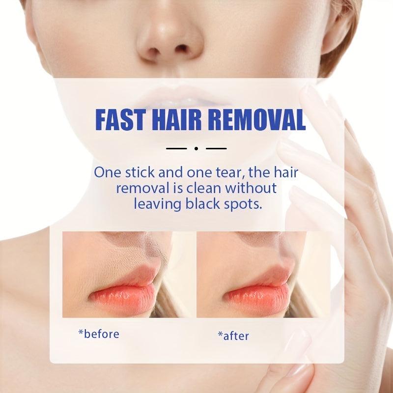 Hair Removal Wax Strips & Inhibiting Spray Set