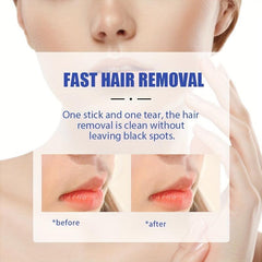 Hair Removal Wax Strips & Inhibiting Spray Set