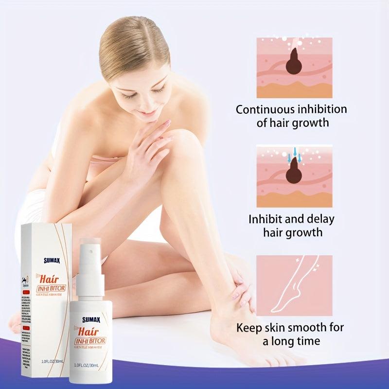 Hair Removal Wax Strips & Inhibiting Spray Set