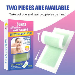 Hair Removal Wax Strips & Inhibiting Spray Set