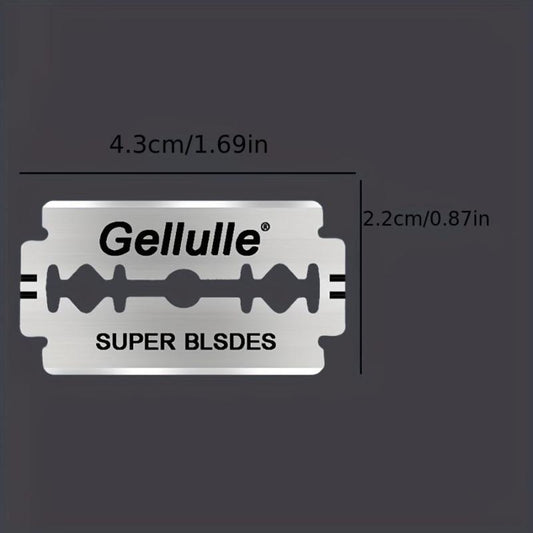 Men's Stainless Steel Safety Razor Blades for Smooth Shaving