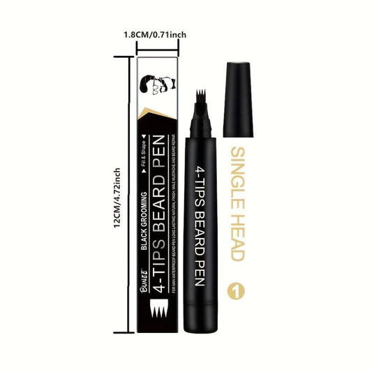 Men's Beard Filling Pen Natural Finish Kit