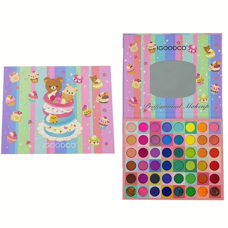 48 Colors Eyeshadow Palette Matte Shimmer Glitter Women's Daily Makeup Palette