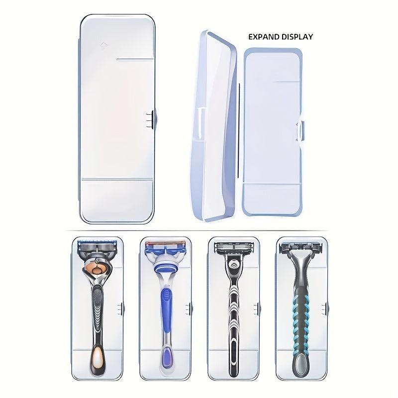 Portable Plastic Razor Storage Box for Travel