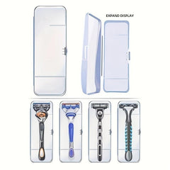 Portable Plastic Razor Storage Box for Travel