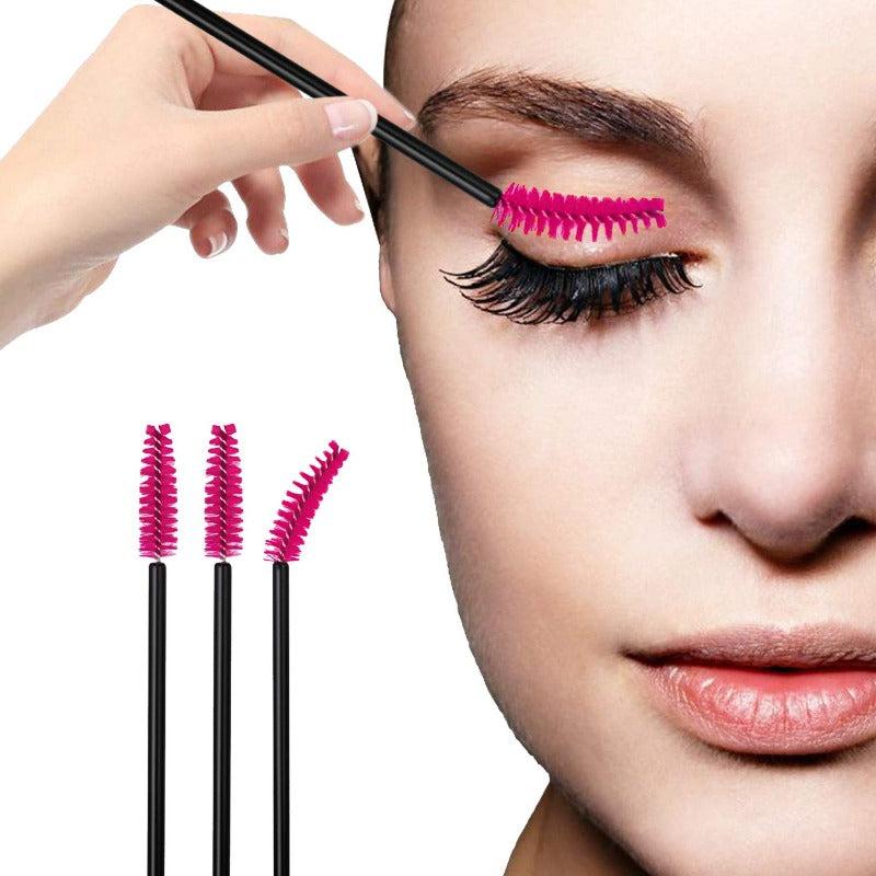 50PCS Disposable Eyelash Mascara Brushes For Eye Lashes Extension And Makeup