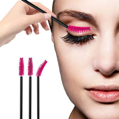 50PCS Disposable Eyelash Mascara Brushes For Eye Lashes Extension And Makeup