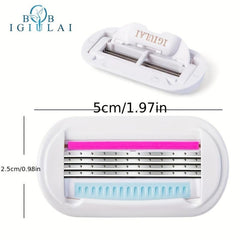4 Pcs Women Bikini Hair Removal Tools Stainless Steel Shaving Blades