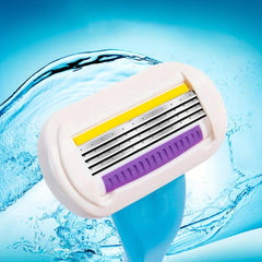 4 Pcs Women Bikini Hair Removal Tools Stainless Steel Shaving Blades