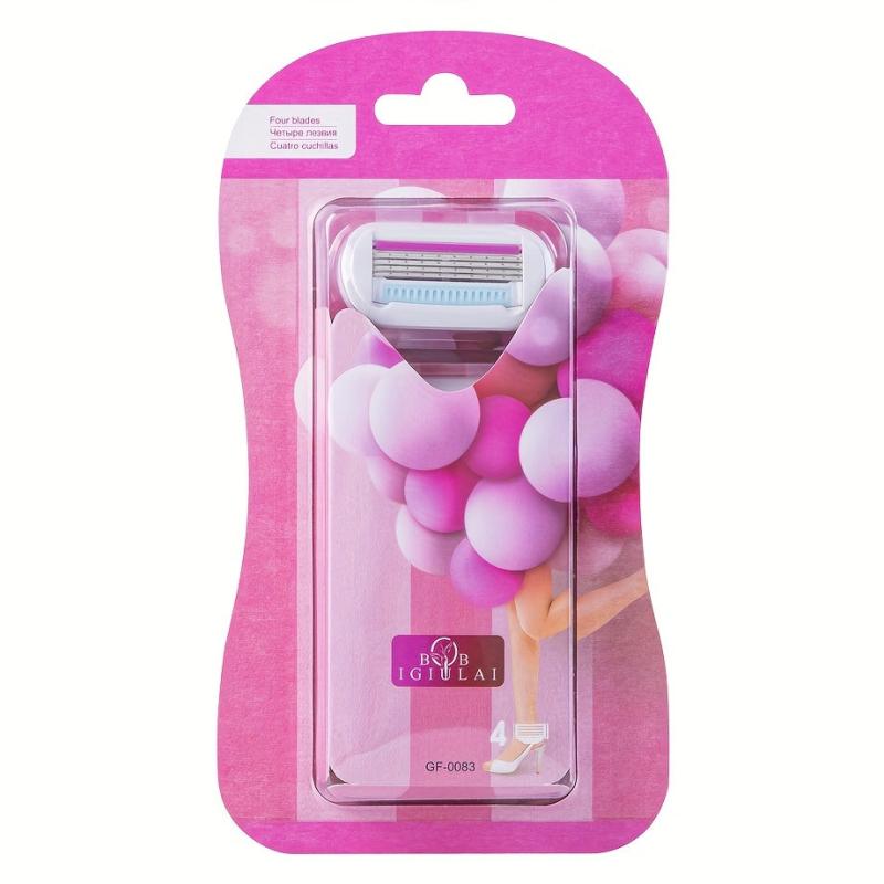 4 Pcs Women Bikini Hair Removal Tools Stainless Steel Shaving Blades