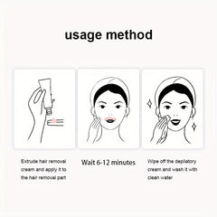 Peach Lip Hair Remover Cleanser for Smooth Skin