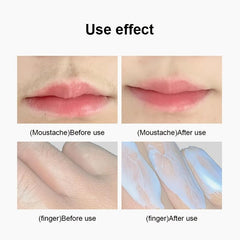 Peach Lip Hair Remover Cleanser for Smooth Skin