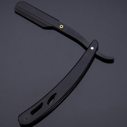 Stainless Steel Straight Edge Razor Foldable Barber Shave Manual Shaving