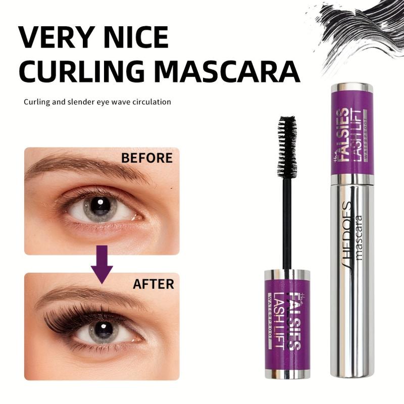 Waterproof Lengthening & Volumizing Mascara Smudge Proof Long Lasting Makeup
