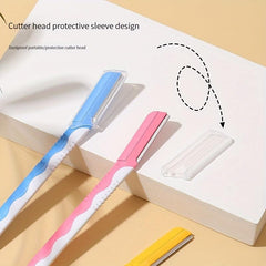 Women's Eyebrow Shaper Razor Wand Facial Hair Remover Tool 3 Pcs