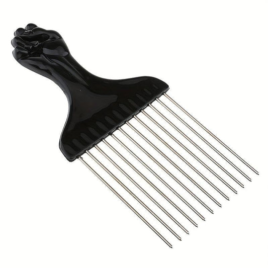 Professional Stainless Steel Hair Salon Pick Comb for Curly Hair