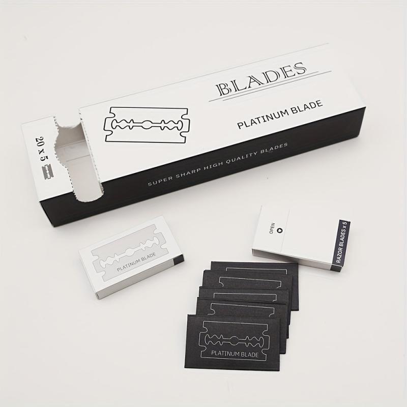 100pcs Double Edge Razor Blades High Stainless Steel Double Razor Shaving Blades