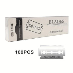 100pcs Double Edge Razor Blades High Stainless Steel Double Razor Shaving Blades