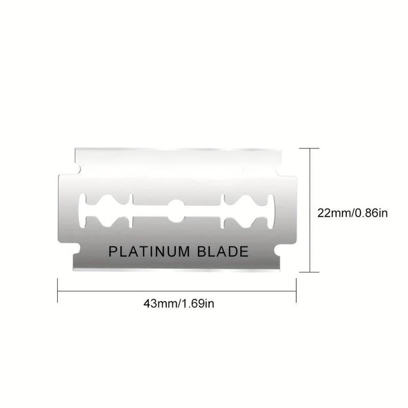 100pcs Double Edge Razor Blades High Stainless Steel Double Razor Shaving Blades