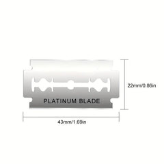 100pcs Double Edge Razor Blades High Stainless Steel Double Razor Shaving Blades