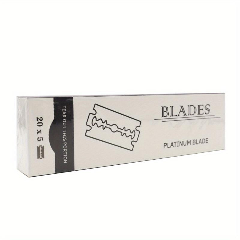 100pcs Double Edge Razor Blades High Stainless Steel Double Razor Shaving Blades