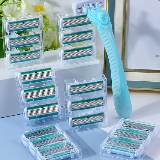 18-Blade Manual Women Body Bikini Hair Removal Safety Razor