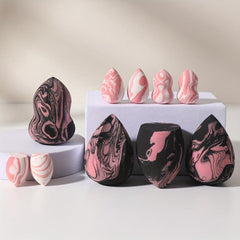 10pcs Soft Makeup Sponges for Wet/Dry Use Cream Loose Powder & Concealer