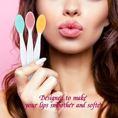 Double Sided Silicone Lip Brush for Exfoliating and Facial Scrubbing