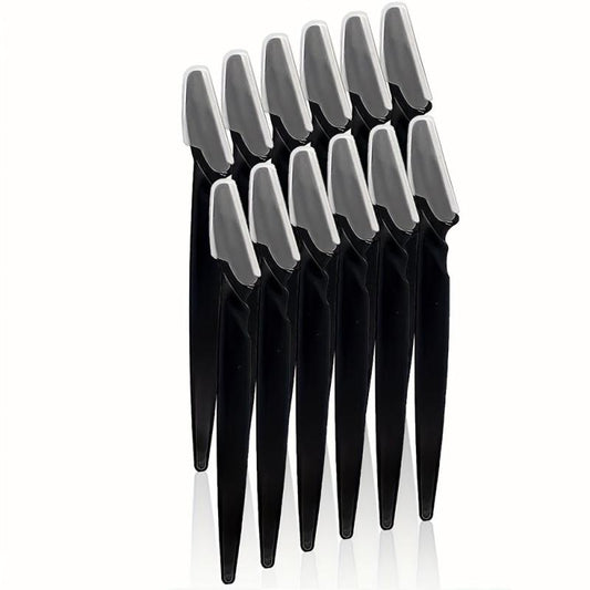 12pcs Eyebrow Razor For Women Multipurpose Exfoliating Dermaplaning Tools