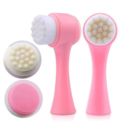 Double Sided Facial Cleansing Brush for Deep Pore Cleansing