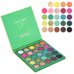 Beauty Glazed Eyeshadow Palette Long Lasting Matte and Shimmer Eye Shadow Powder