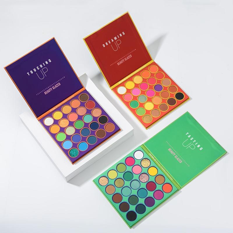 Beauty Glazed Eyeshadow Palette Long Lasting Matte and Shimmer Eye Shadow Powder