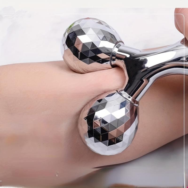 V Shaped Roller Massager for Face - 360 Degree Rotation