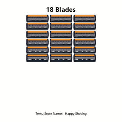 Classic Razor Set with Reusable Blades and Skin Guard