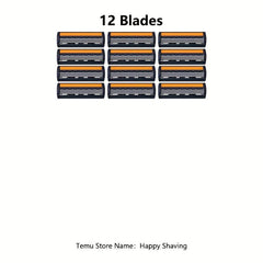 Classic Razor Set with Reusable Blades and Skin Guard