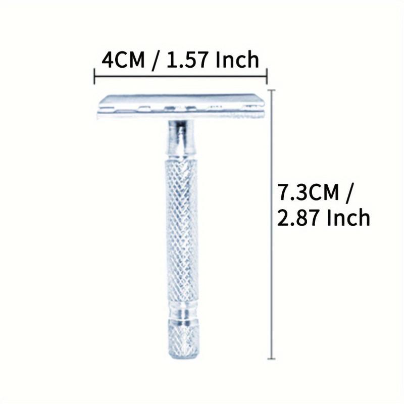 Double Edge Stainless Steel Safety Razor for Men Shaving