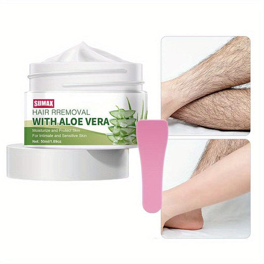 Natural Hair Removal Cream Set for Body Face Armpits and Legs