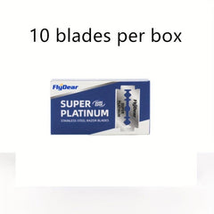 Vintage Double Edge Razor Blades for Shaving - Stainless Steel Barber Tool