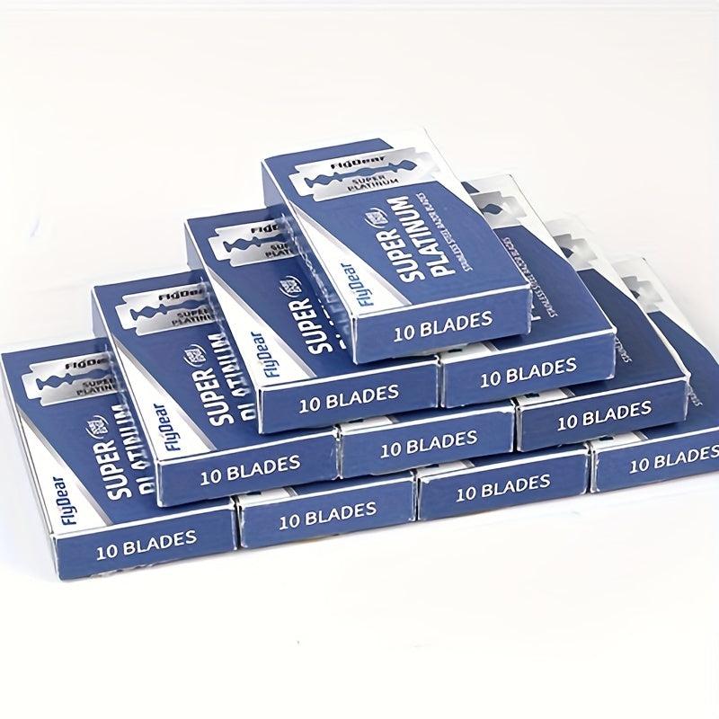 100pcs Stainless Steel Double Edge Razor Blades for Men