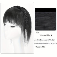 30 48 Cm Hair Toppers For Women Synthetic Fiber Toppers With Bangs
